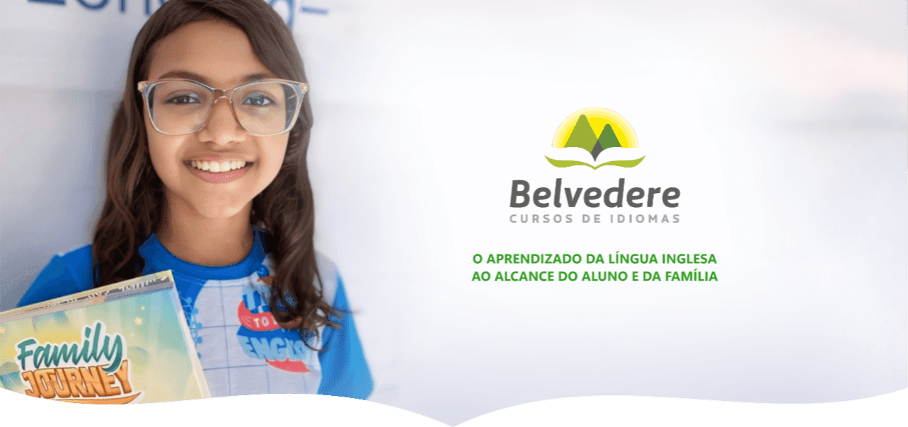 Banner da Belvedere — Editora Belvedere Cursos de Idiomas
